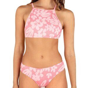 Hurley Bikini Max Flower Scrunch NWOT
